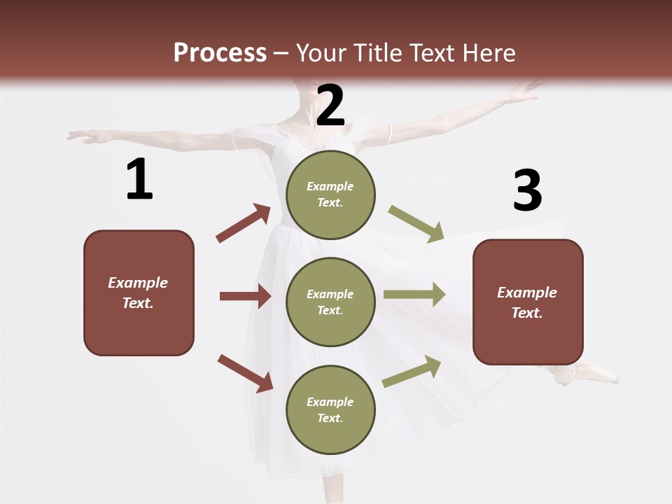 Ballerina Elegance Dancer PowerPoint Template