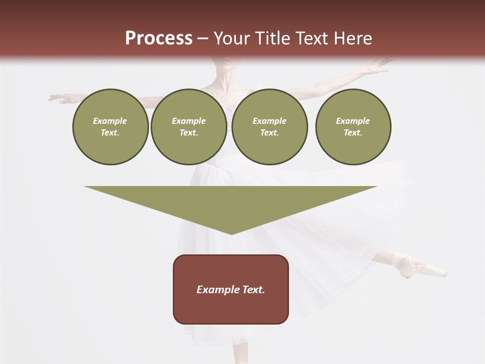 Ballerina Elegance Dancer PowerPoint Template