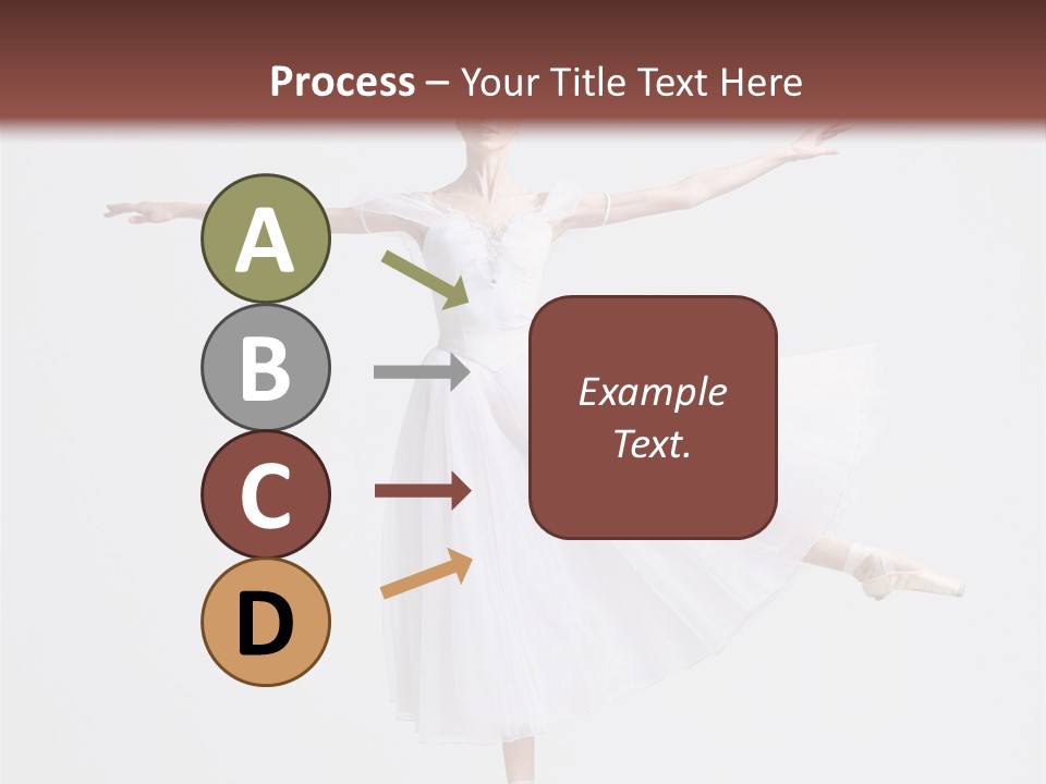 Ballerina Elegance Dancer PowerPoint Template