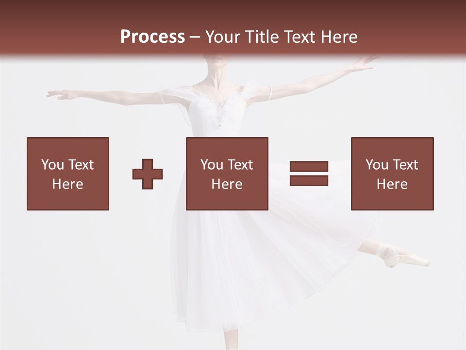 Ballerina Elegance Dancer PowerPoint Template