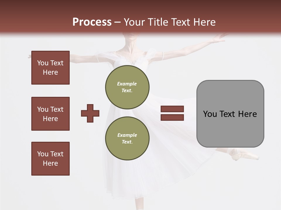 Ballerina Elegance Dancer PowerPoint Template