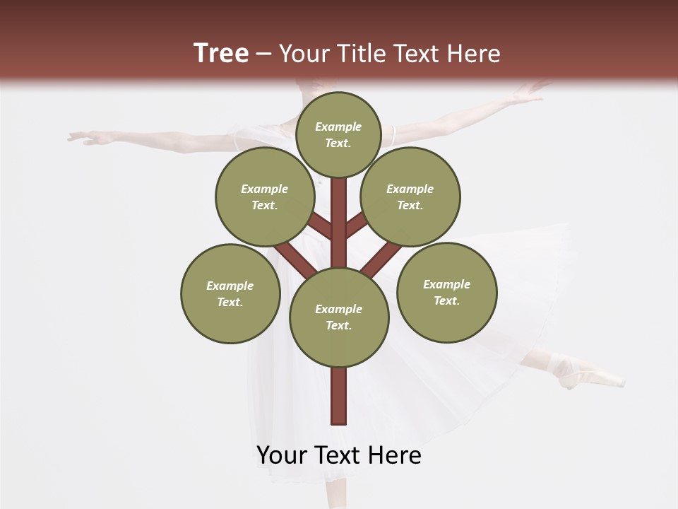 Ballerina Elegance Dancer PowerPoint Template