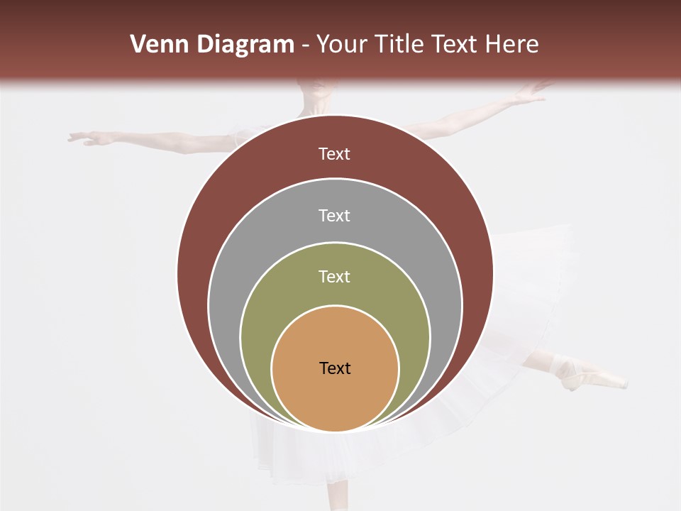 Ballerina Elegance Dancer PowerPoint Template