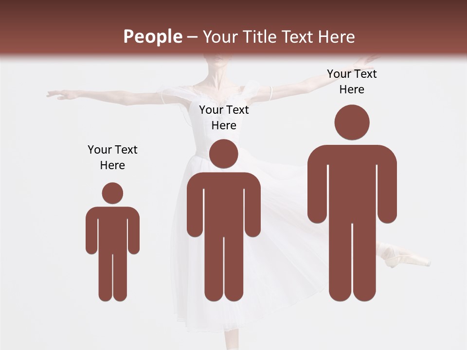 Ballerina Elegance Dancer PowerPoint Template