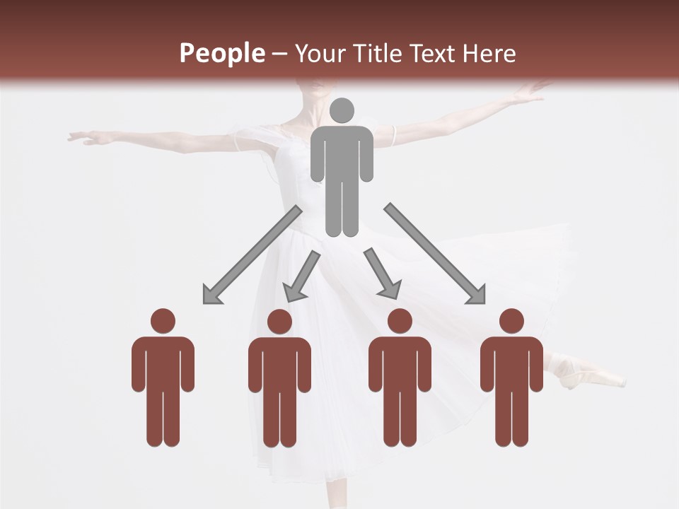 Ballerina Elegance Dancer PowerPoint Template