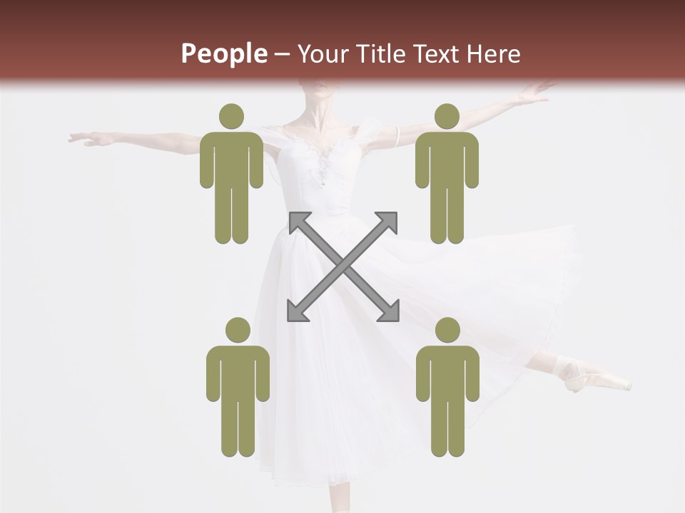 Ballerina Elegance Dancer PowerPoint Template
