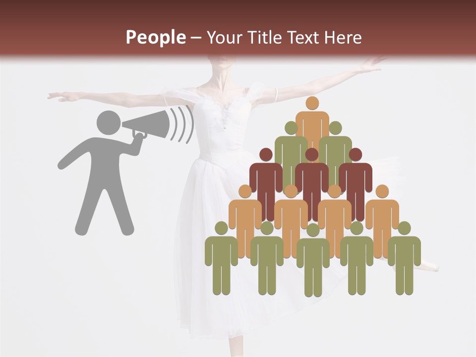 Ballerina Elegance Dancer PowerPoint Template