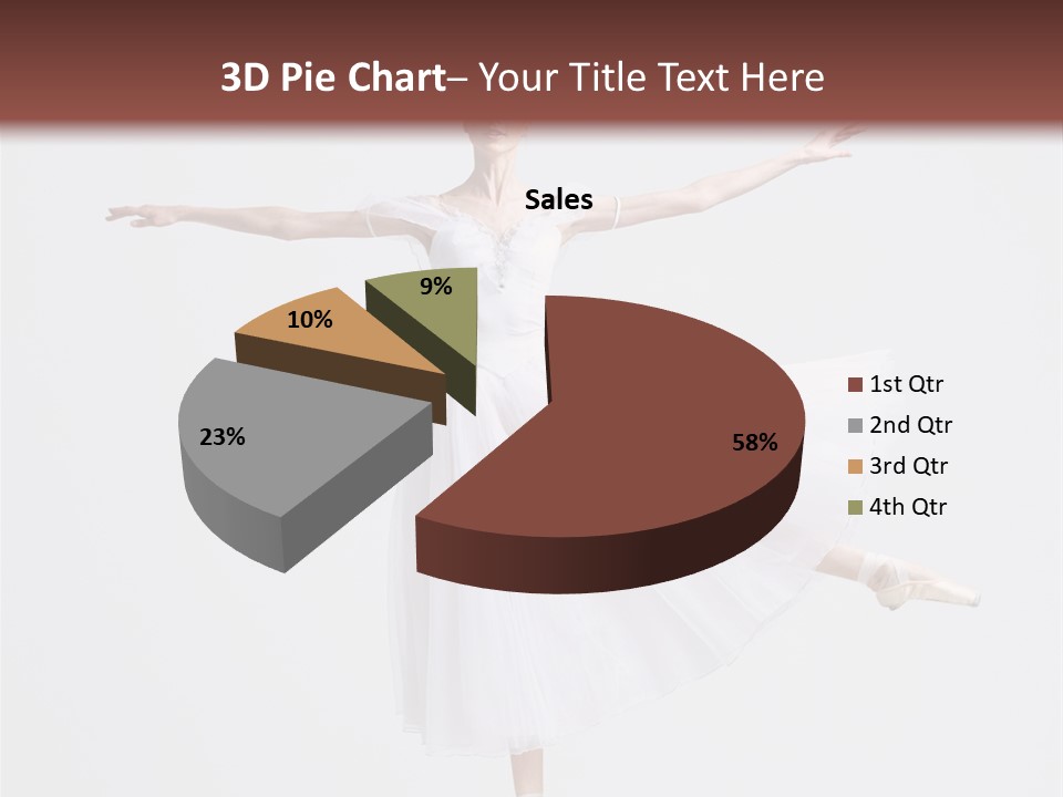 Ballerina Elegance Dancer PowerPoint Template