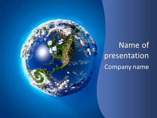 Ecology South Model PowerPoint Template