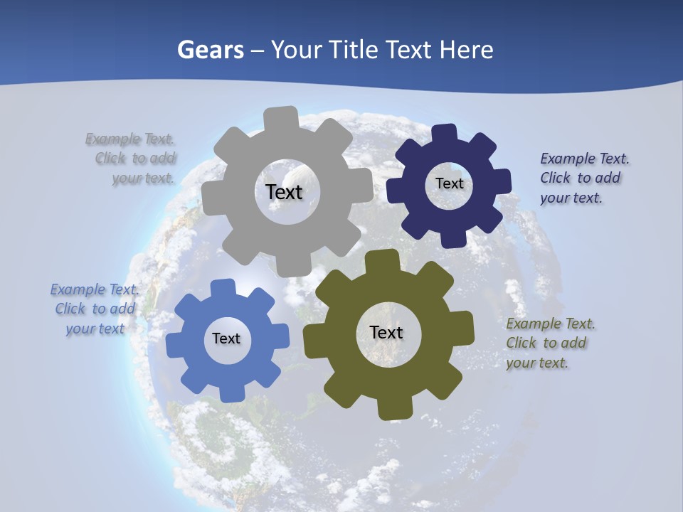 Ecology South Model PowerPoint Template