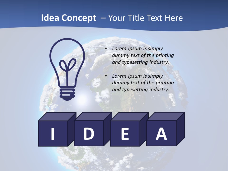 Ecology South Model PowerPoint Template