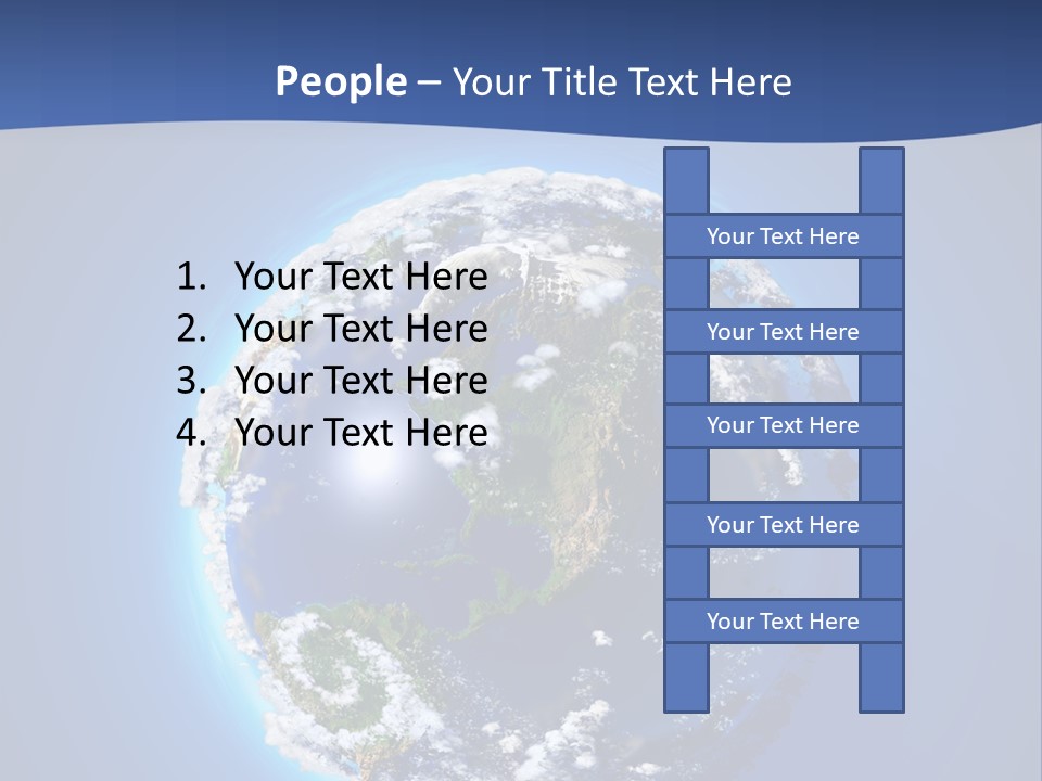 Ecology South Model PowerPoint Template