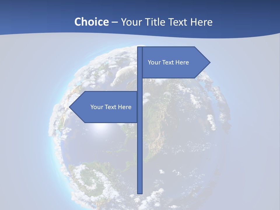 Ecology South Model PowerPoint Template