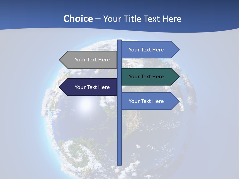 Ecology South Model PowerPoint Template