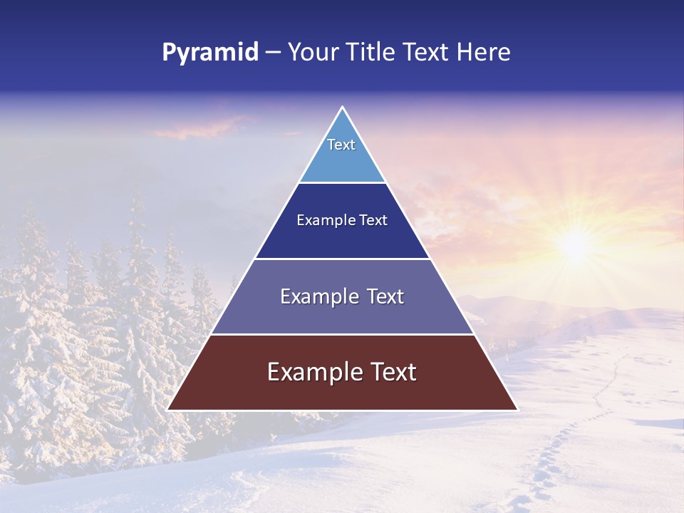 Park Tree Snowy PowerPoint Template