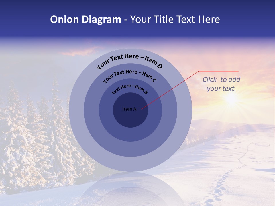 Park Tree Snowy PowerPoint Template