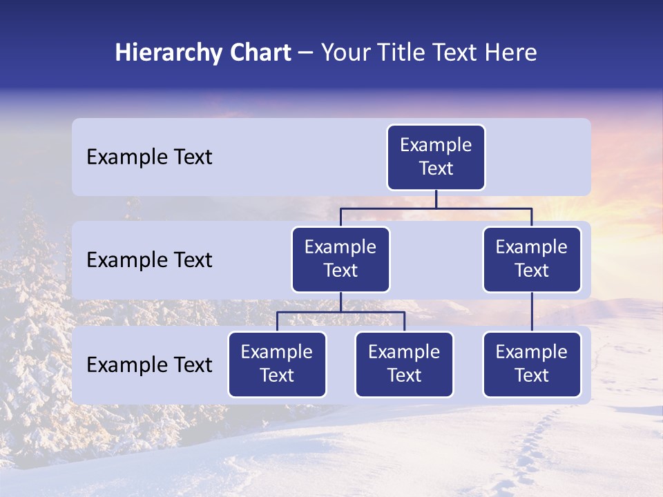 Park Tree Snowy PowerPoint Template