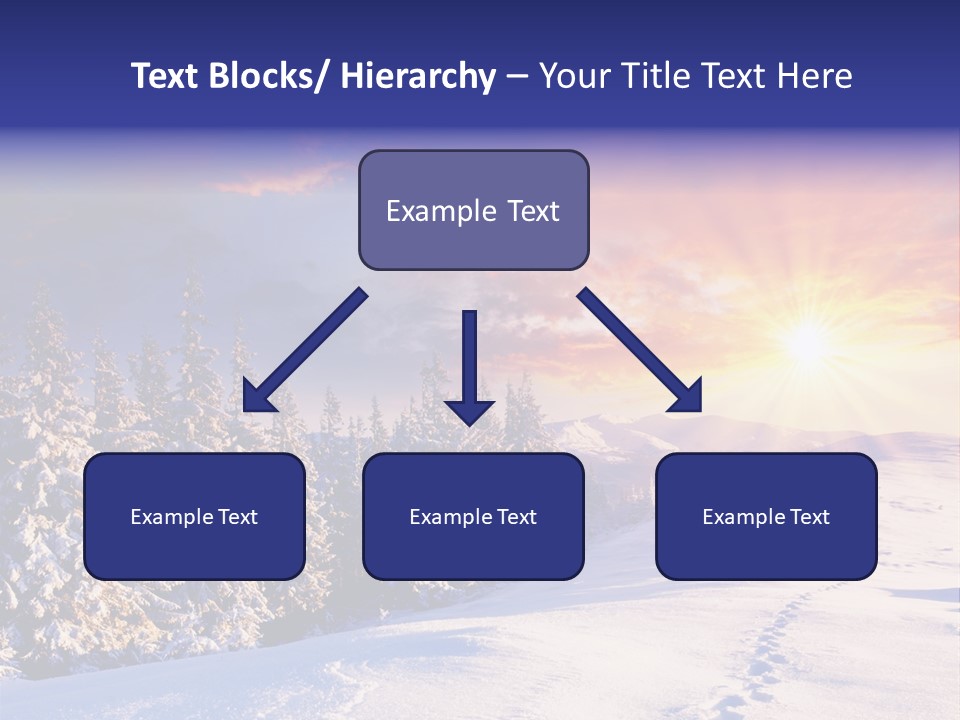 Park Tree Snowy PowerPoint Template
