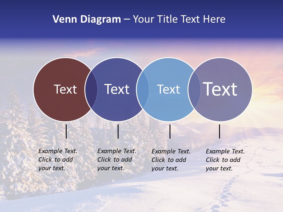 Park Tree Snowy PowerPoint Template