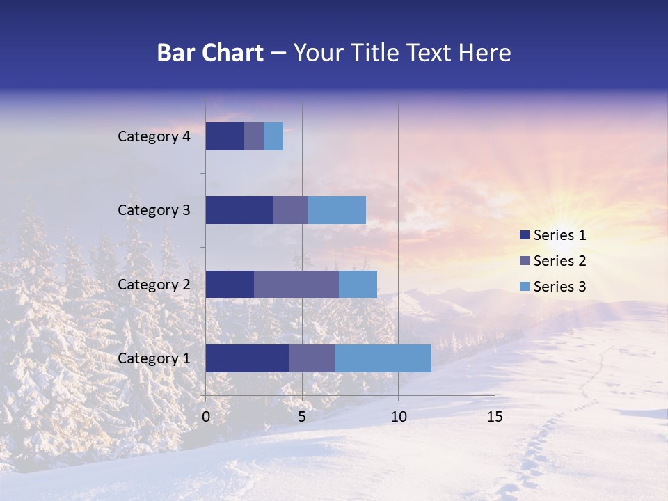 Park Tree Snowy PowerPoint Template