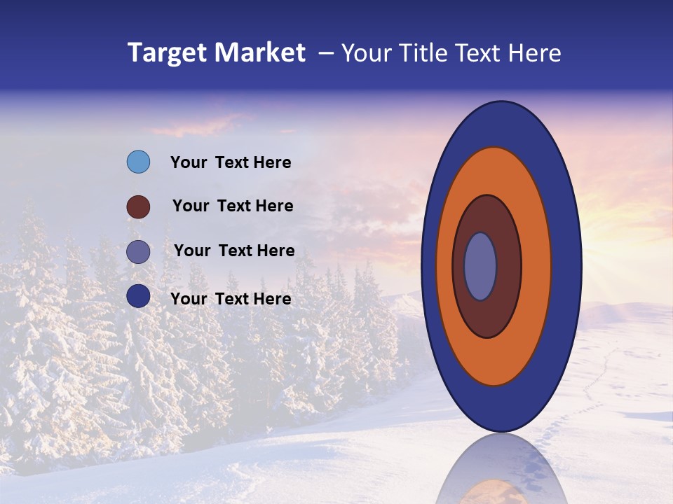 Park Tree Snowy PowerPoint Template