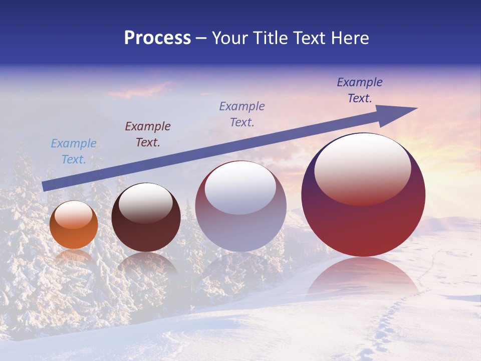 Park Tree Snowy PowerPoint Template