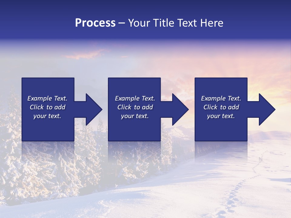 Park Tree Snowy PowerPoint Template