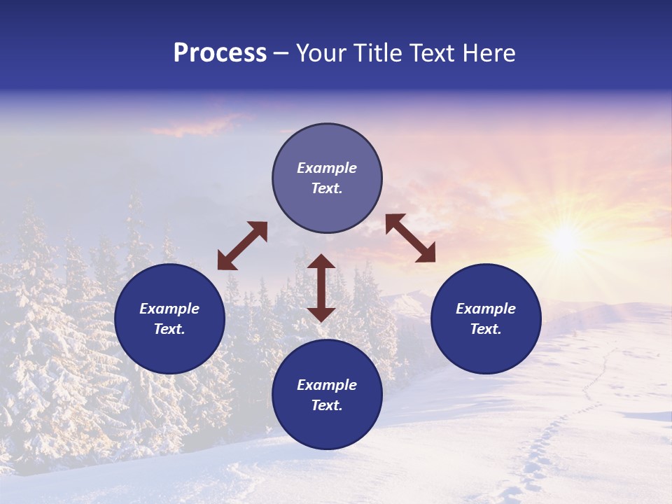 Park Tree Snowy PowerPoint Template