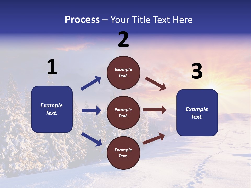 Park Tree Snowy PowerPoint Template