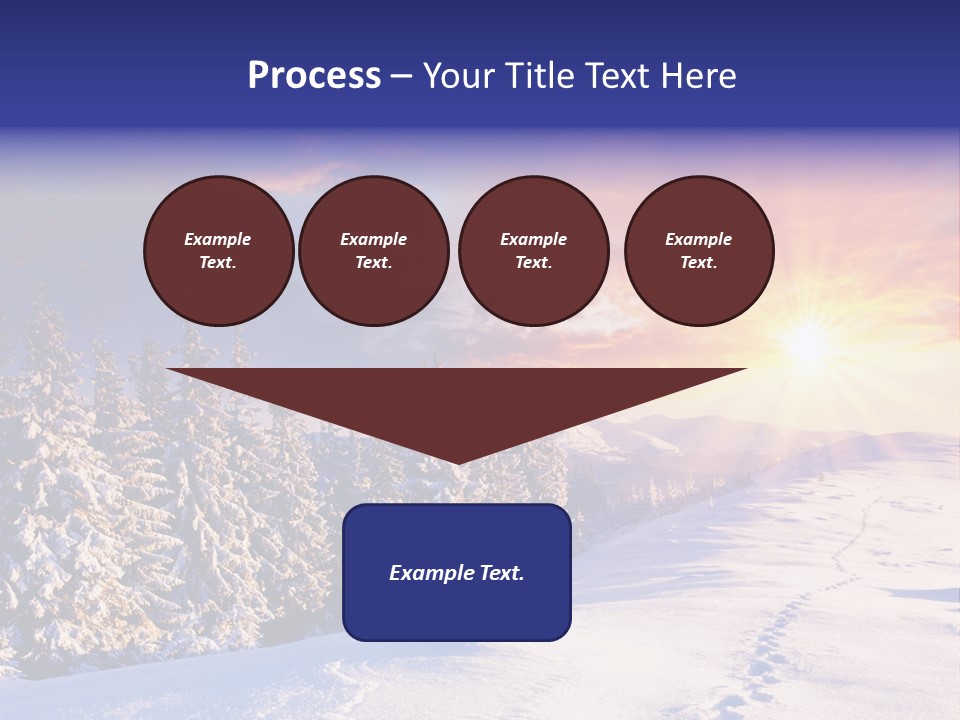 Park Tree Snowy PowerPoint Template