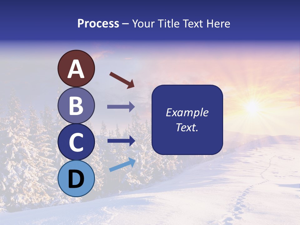 Park Tree Snowy PowerPoint Template