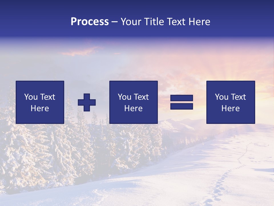 Park Tree Snowy PowerPoint Template