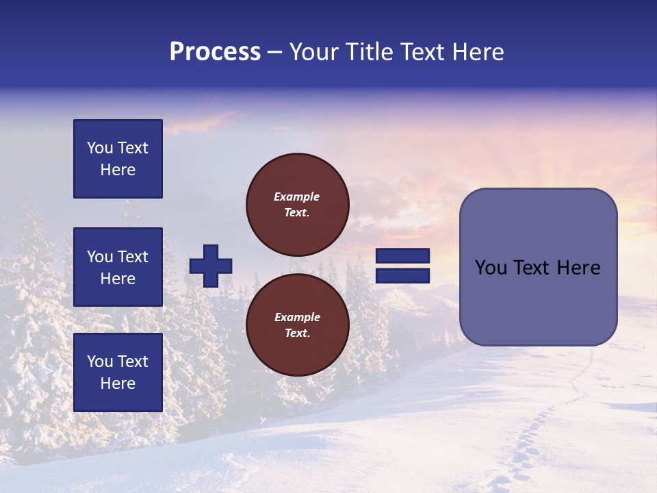 Park Tree Snowy PowerPoint Template