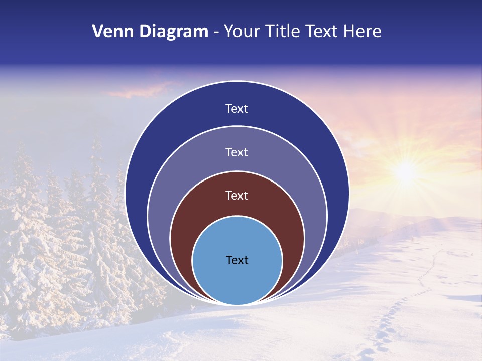 Park Tree Snowy PowerPoint Template