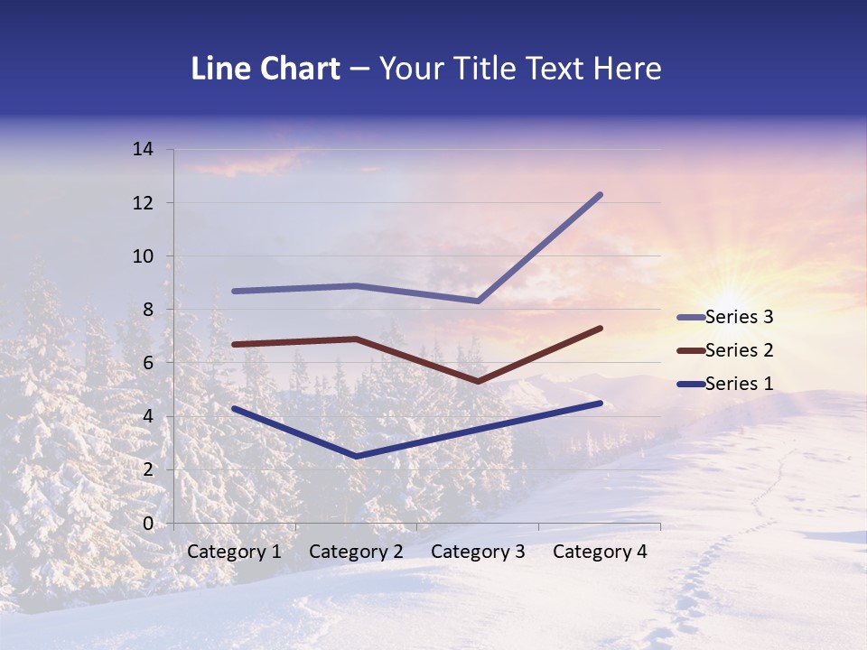 Park Tree Snowy PowerPoint Template