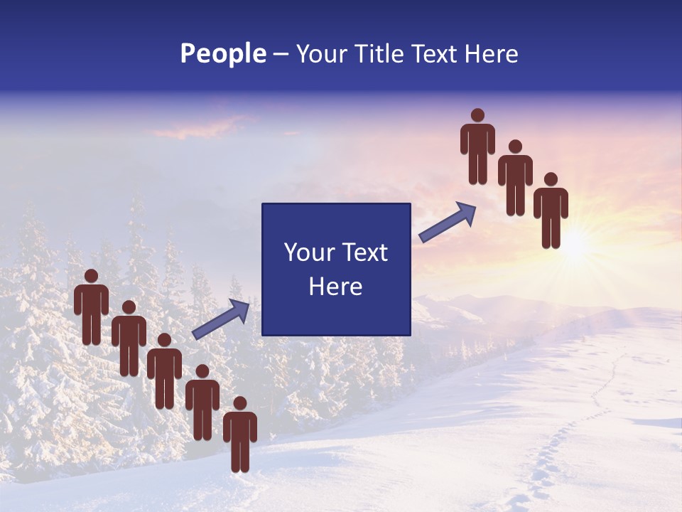 Park Tree Snowy PowerPoint Template