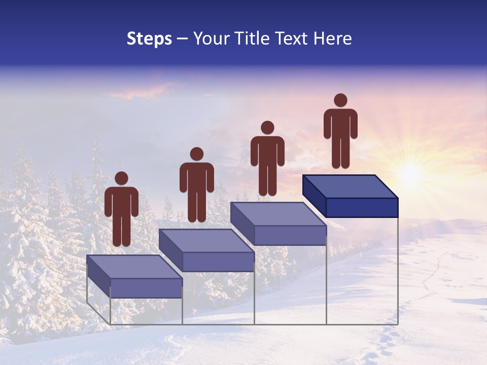 Park Tree Snowy PowerPoint Template