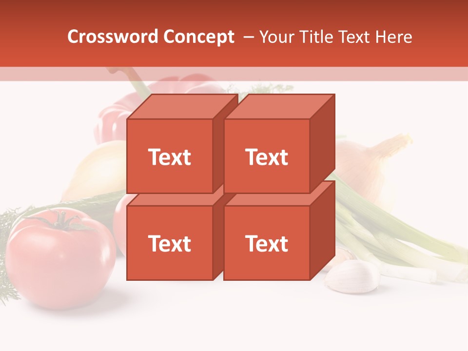 Pepper Garden Red PowerPoint Template
