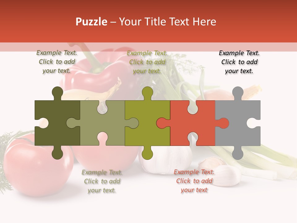 Pepper Garden Red PowerPoint Template