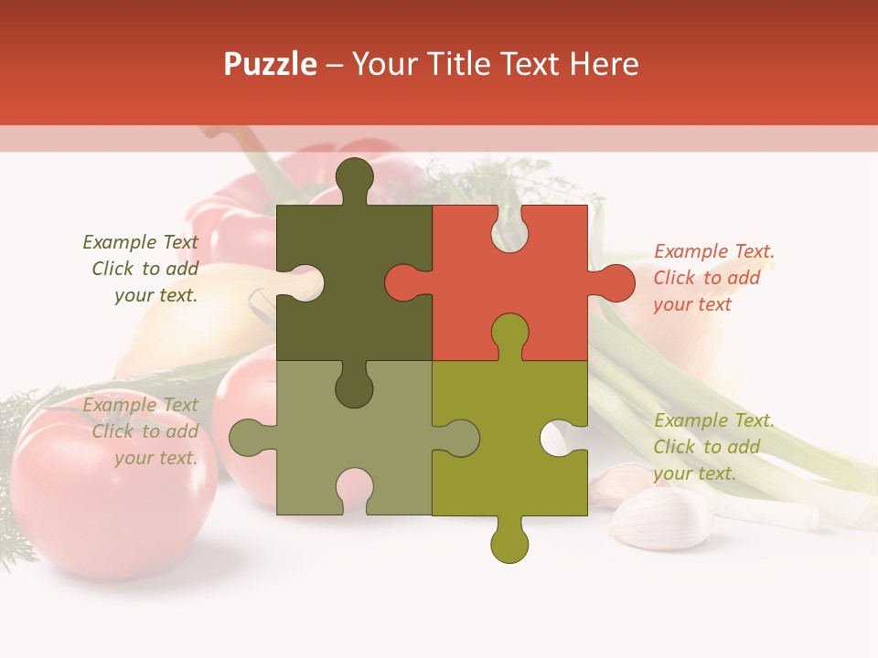 Pepper Garden Red PowerPoint Template