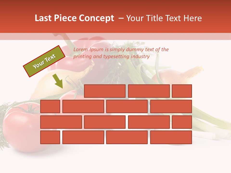 Pepper Garden Red PowerPoint Template