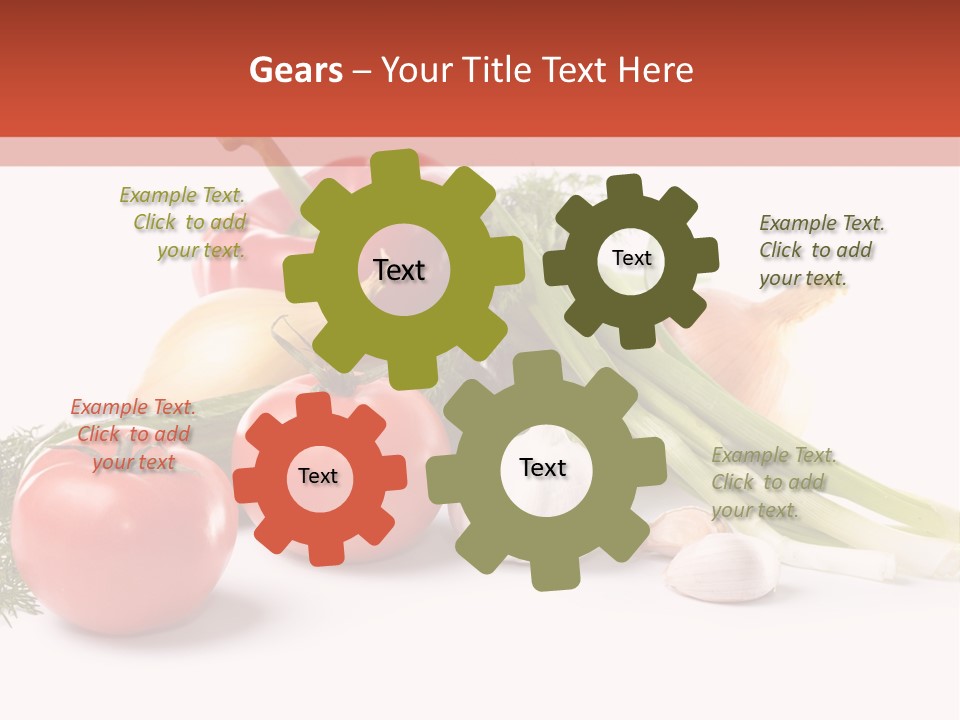 Pepper Garden Red PowerPoint Template