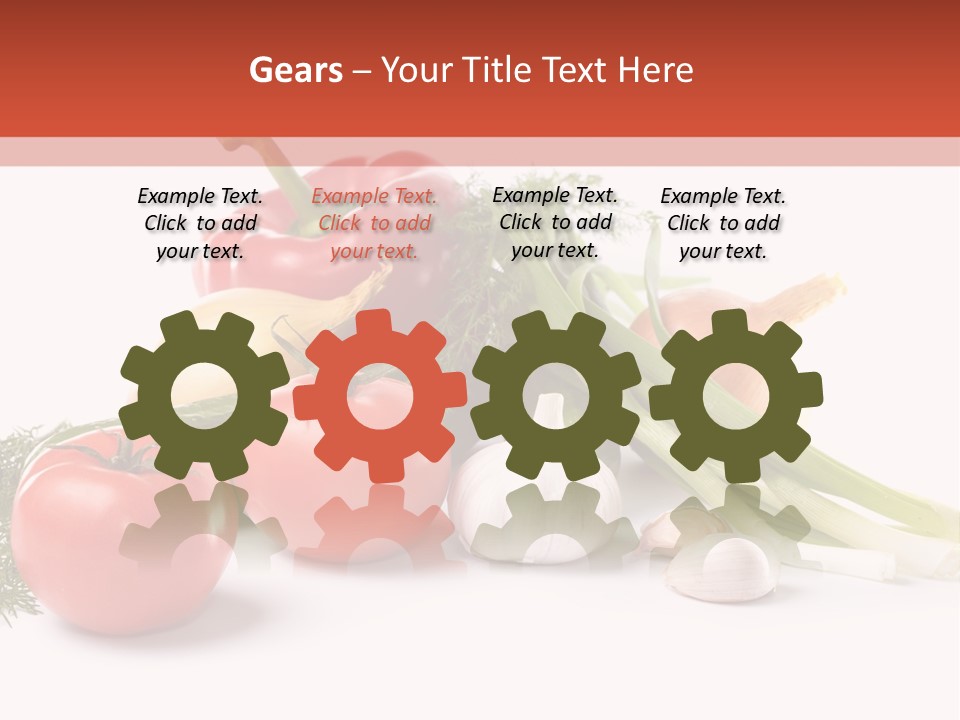 Pepper Garden Red PowerPoint Template