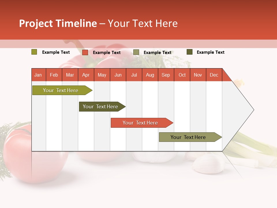 Pepper Garden Red PowerPoint Template
