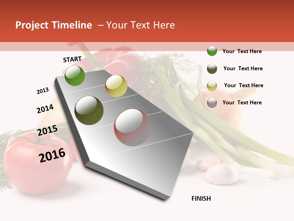 Pepper Garden Red PowerPoint Template