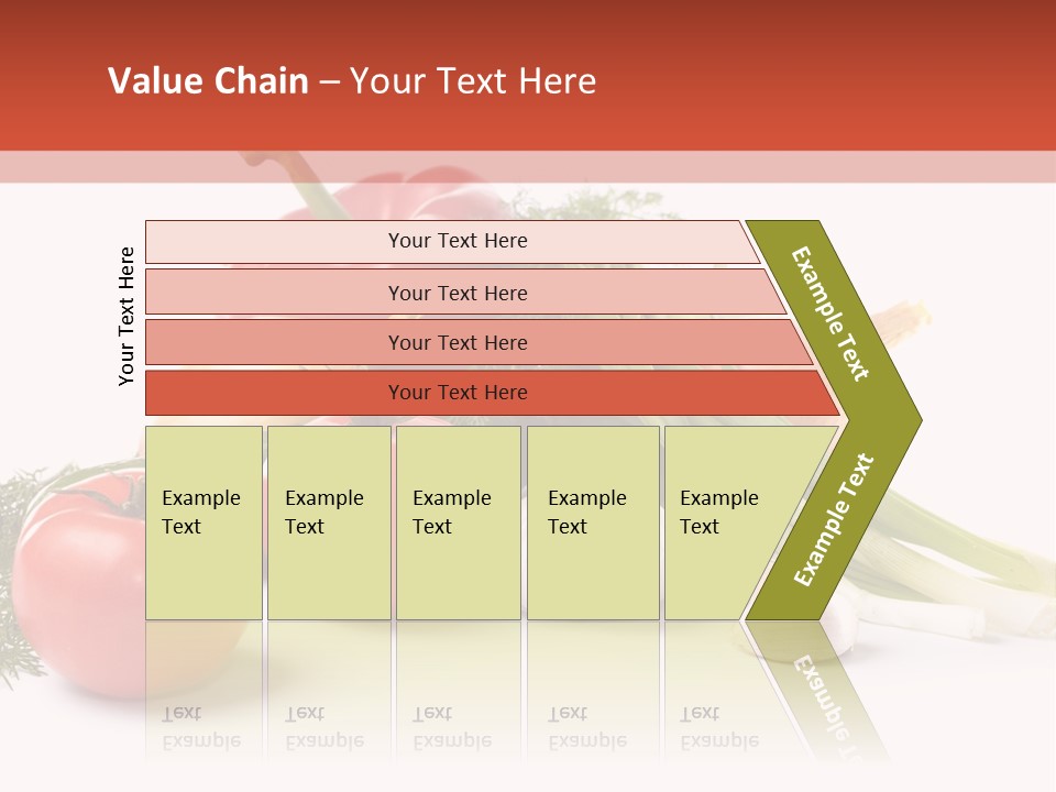Pepper Garden Red PowerPoint Template