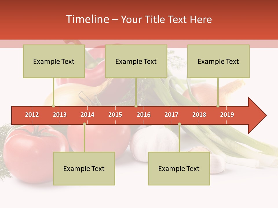 Pepper Garden Red PowerPoint Template