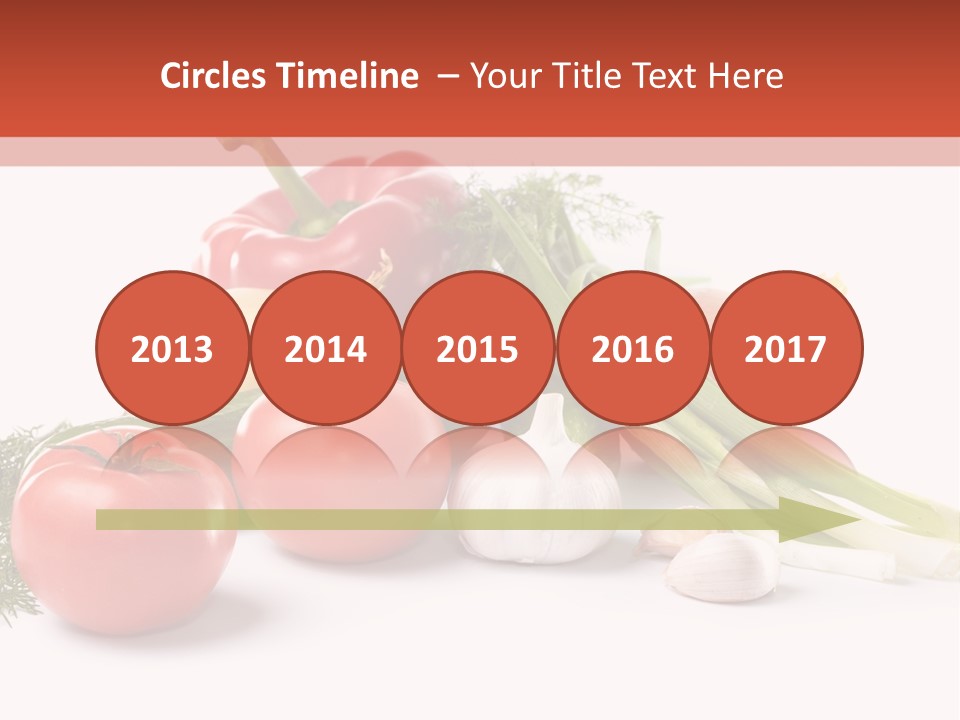 Pepper Garden Red PowerPoint Template