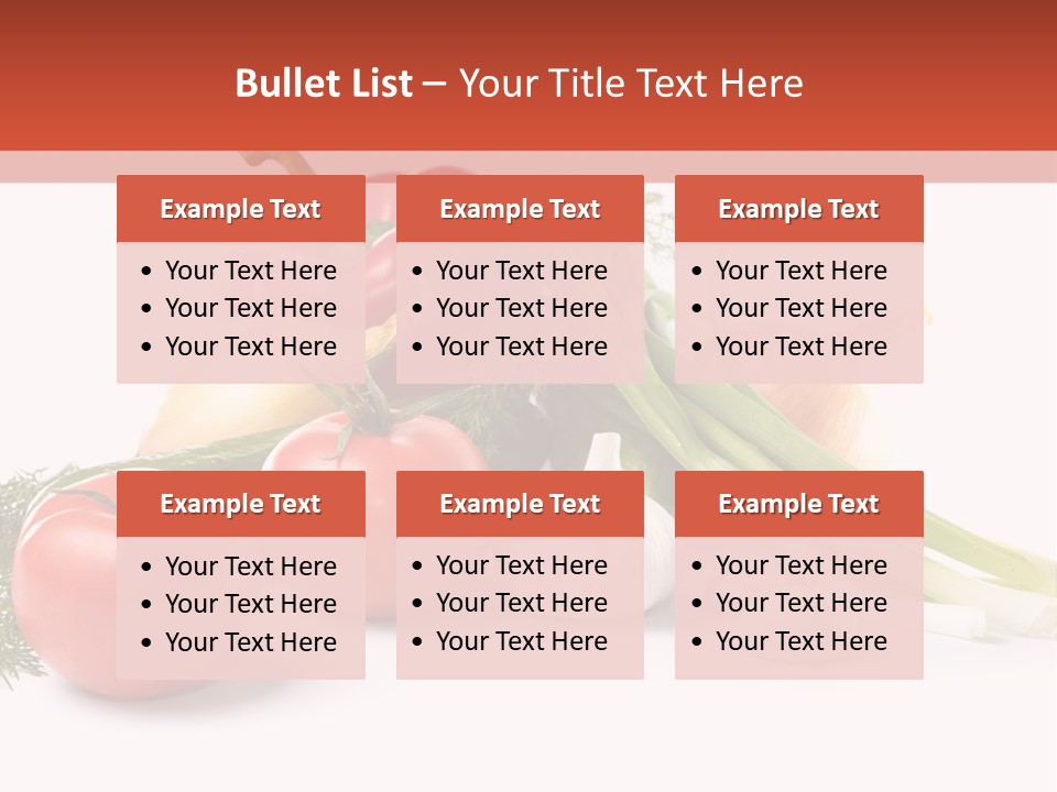 Pepper Garden Red PowerPoint Template