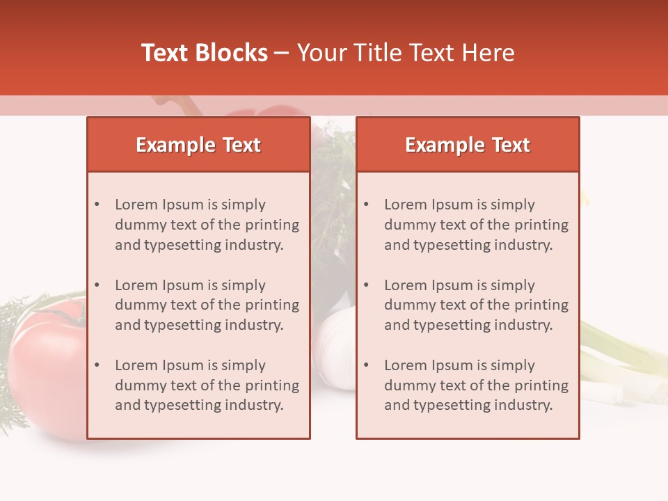 Pepper Garden Red PowerPoint Template